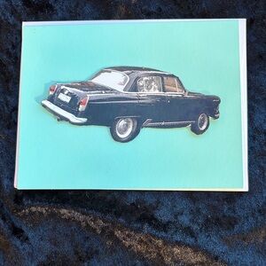 Classic Black Car Art Print